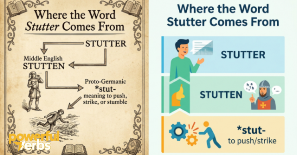 Where the Word Stutter Comes From