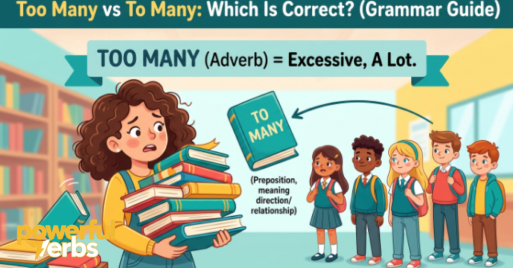 Too Many vs To Many: Which Is Correct? (Grammar Guide)