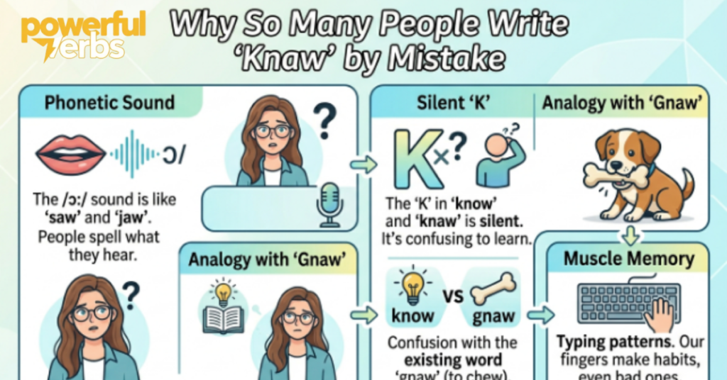 Why So Many People Write "Knaw" by Mistake