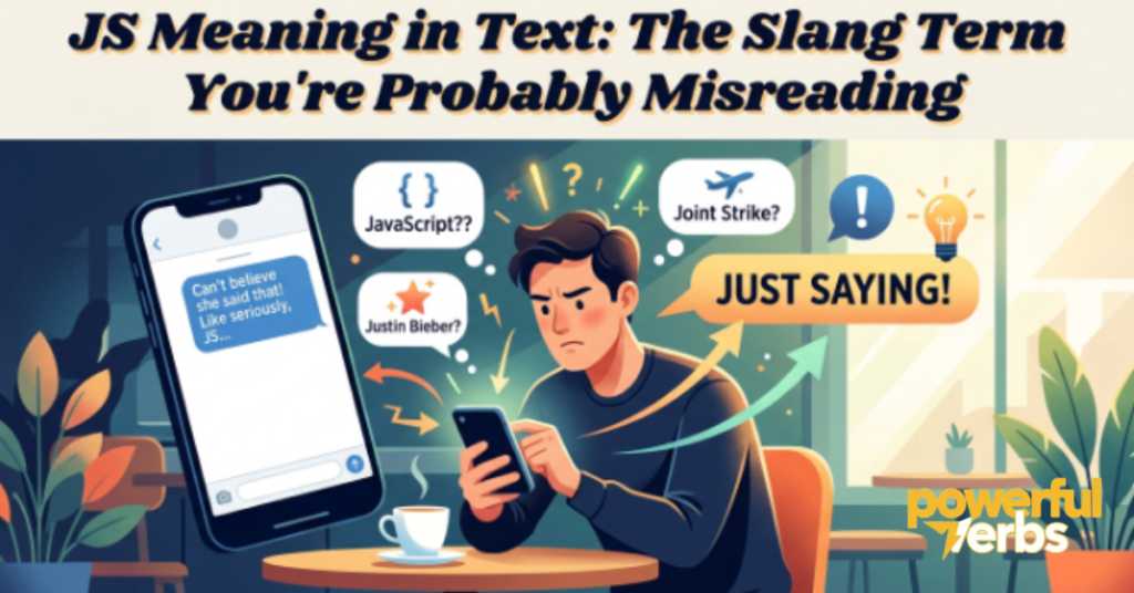 JS Meaning in Text: The Slang Term You're Probably Misreading