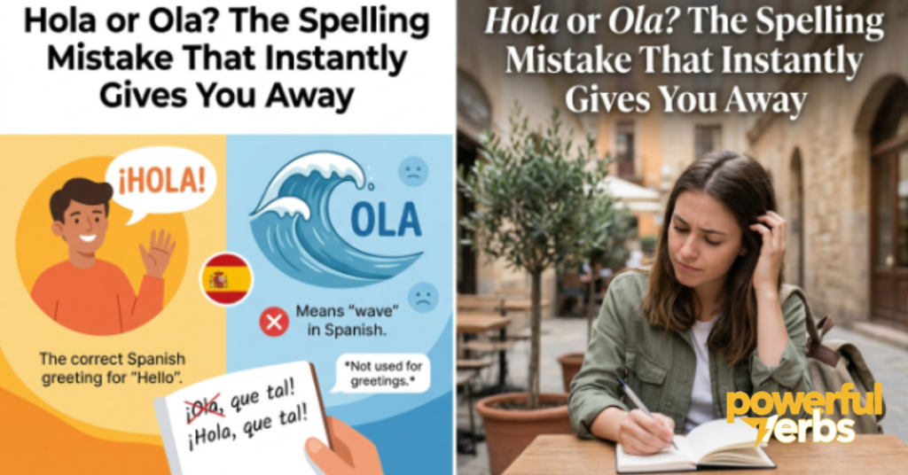 Hola or Ola? The Spelling Mistake That Instantly Gives You Away