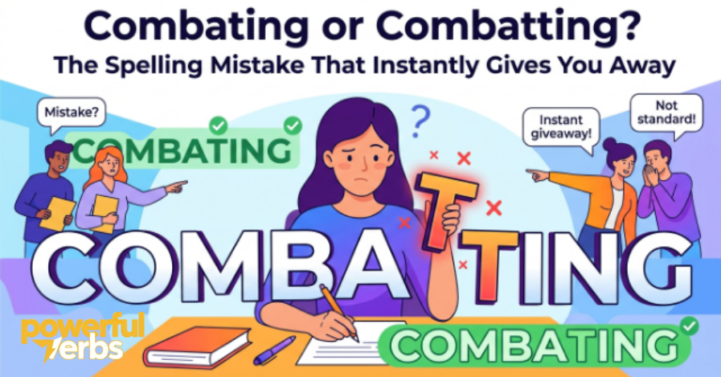 Combating or Combatting? The Spelling Mistake That Instantly Gives You Away