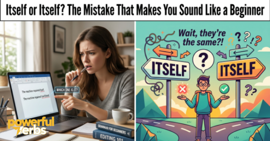 Itself or Its self? The Mistake That Makes You Sound Like a Beginner