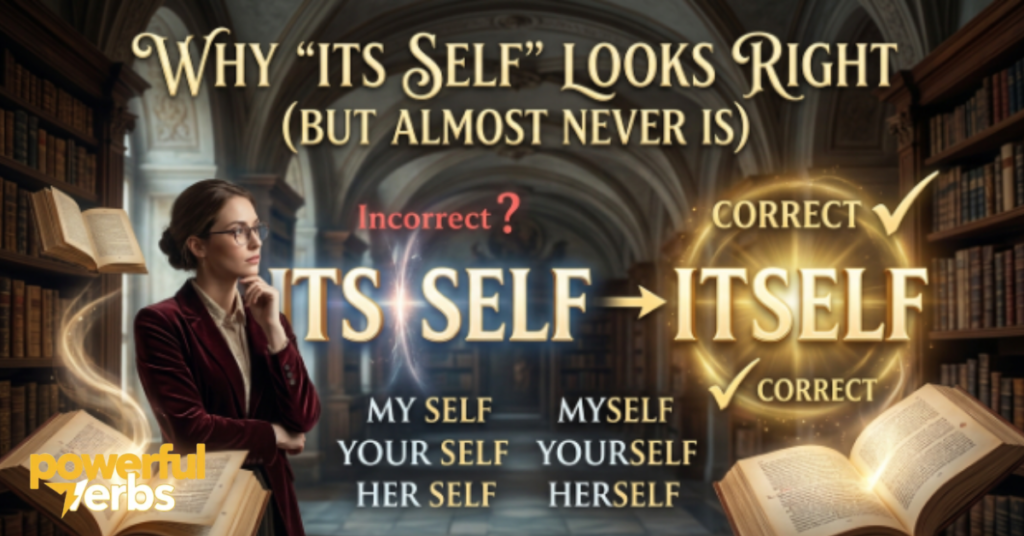 Why "Its Self" Looks Right (But Almost Never Is)