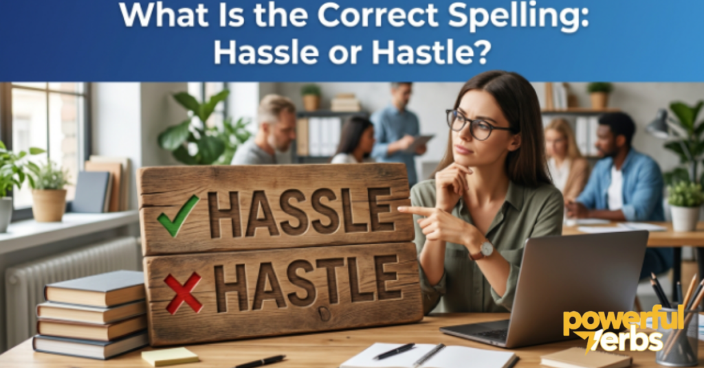 What Is the Correct Spelling: Hassle or Hastle?