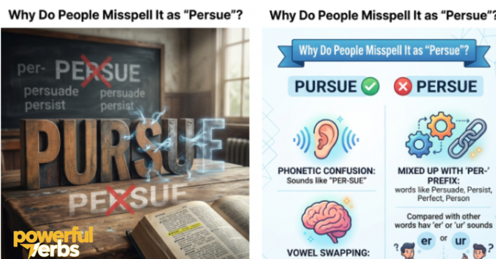 Why Do People Misspell It as "Persue"?