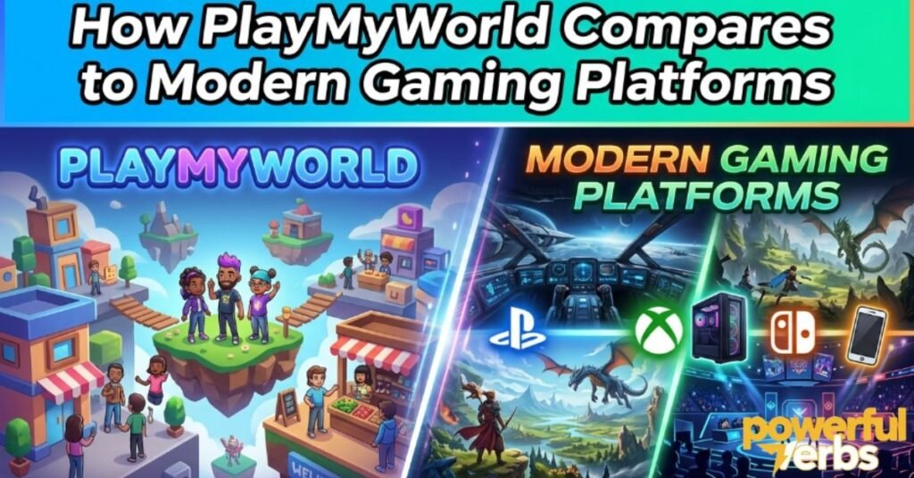 How PlayMyWorld Compares to Modern Gaming Platforms