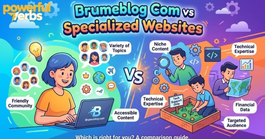 Brumeblog Com vs Specialized Websites