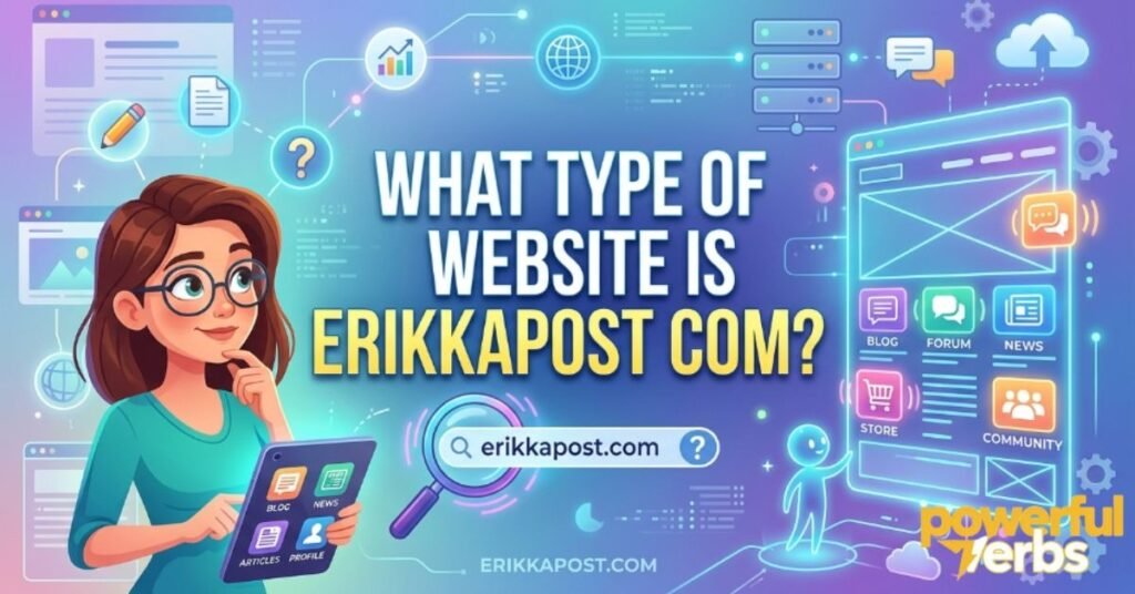 What Type of Website Is Erikkapost Com?
