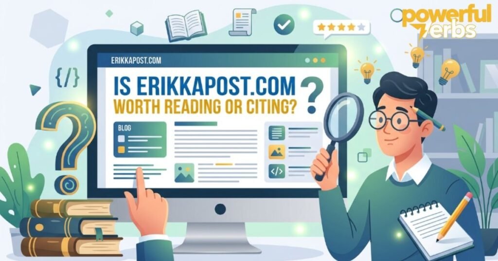 Is Erikkapost Com Worth Reading or Citing?