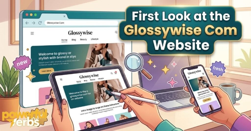 First Look at the Glossywise Com Website