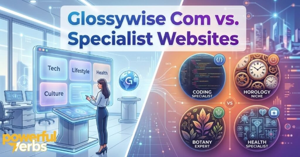 Glossywise Com vs. Specialist Websites