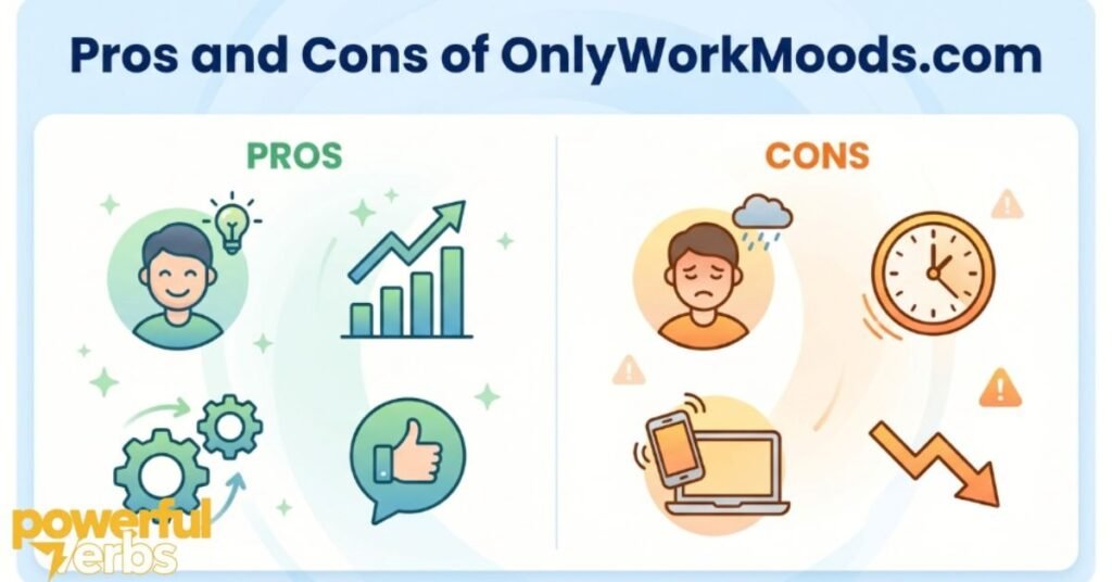 Pros and Cons of OnlyWorkMoods.com