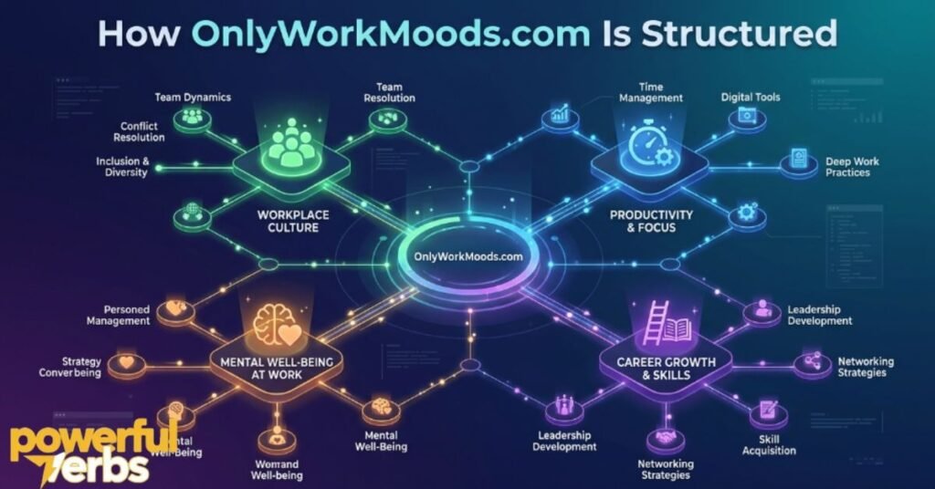 How OnlyWorkMoods.com Is Structured