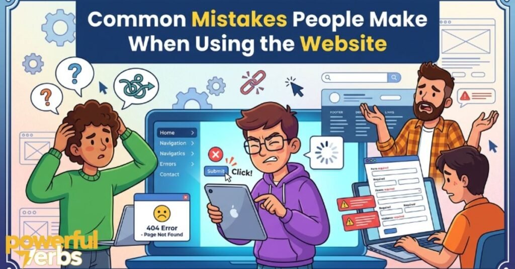 Common Mistakes People Make When Using the Website