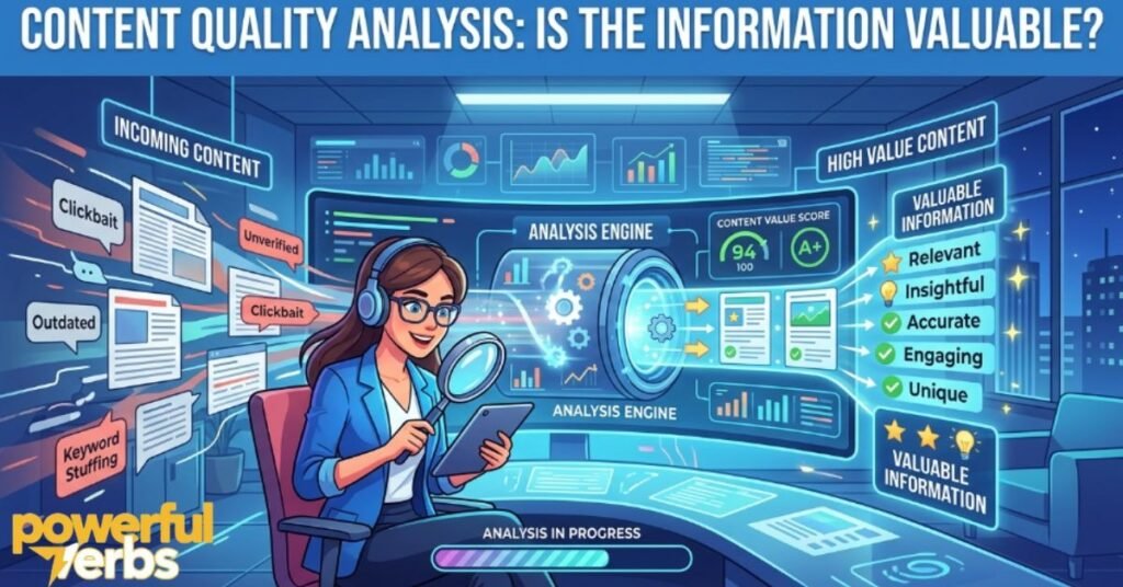 Content Quality Analysis: Is the Information Valuable?