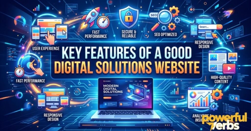 Key Features of a Good Digital Solutions Website