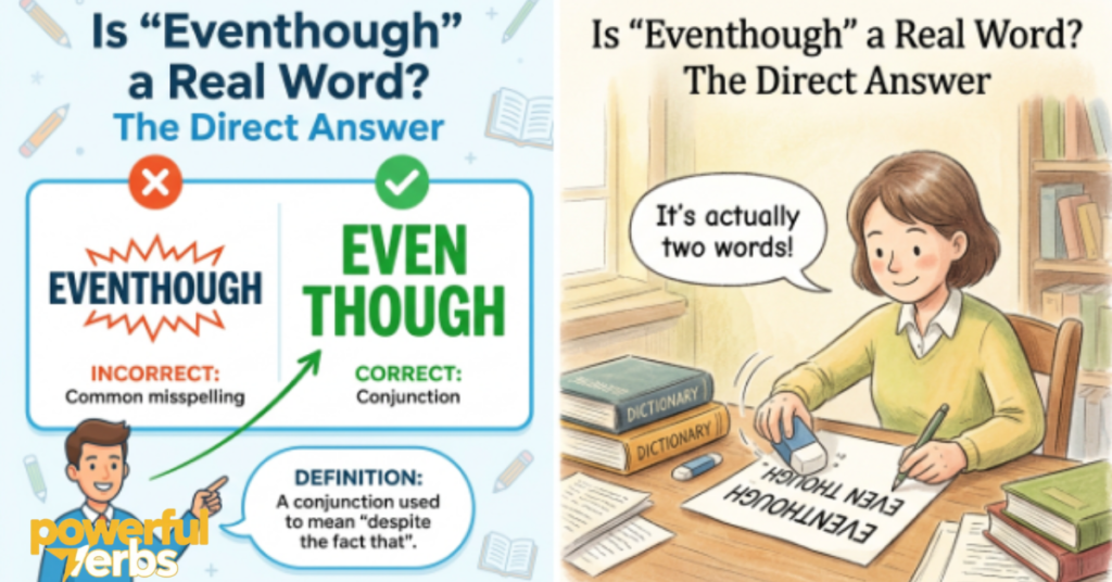 Is "Eventhough" a Real Word? The Direct Answer