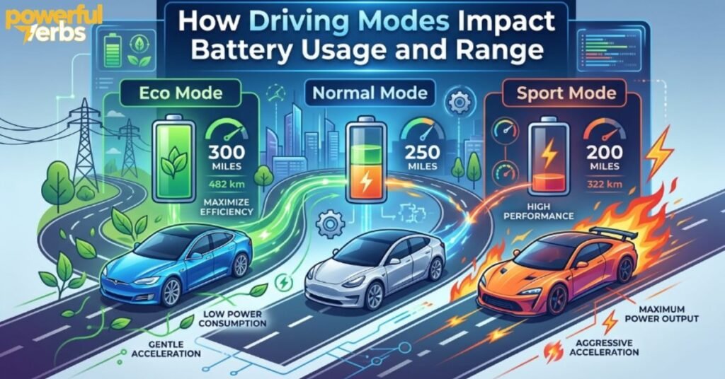How Driving Modes Impact Battery Usage and Range
