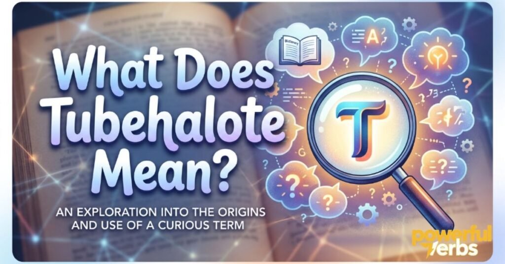 What Does Tubehalote Mean?