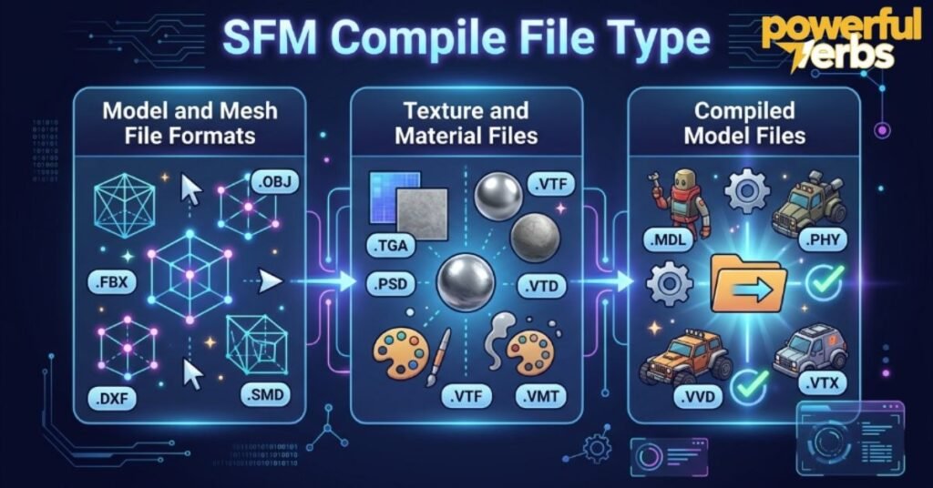 SFM Compile File Types