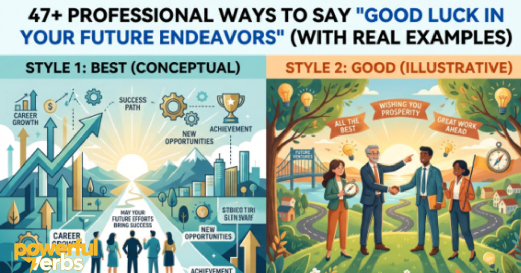 47+ Professional Ways to Say "Good Luck in Your Future Endeavors" (With Real Examples)