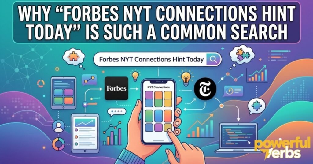 Why "Forbes NYT Connections Hint Today" Is Such a Common Search