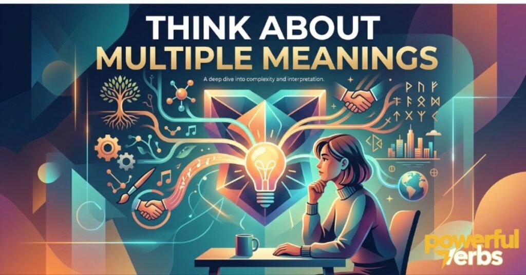 Think About Multiple Meanings