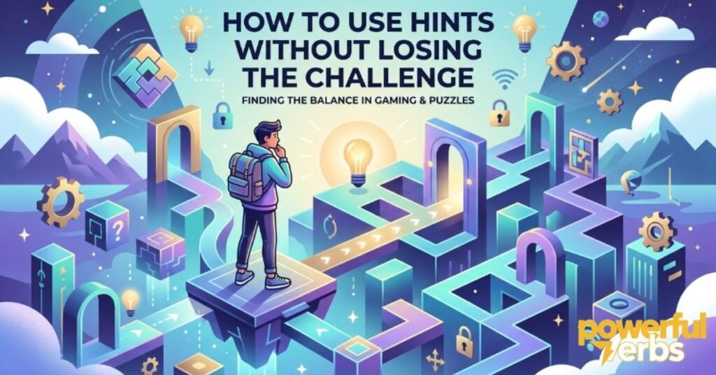 How to Use Hints Without Losing the Challenge